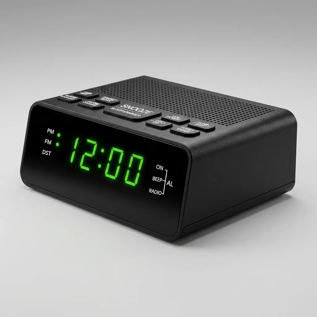 Digital Alarm Clock, Radio With Usb Charger — ACK-1024 (image 6)