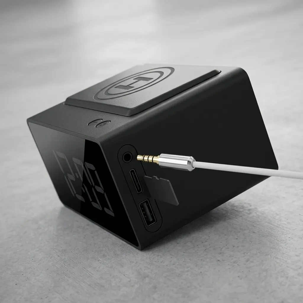 Digital Alarm Clock, Radio, Wireless Charging & Usb Fast Charger, Bluetooth Speaker… (image 7)