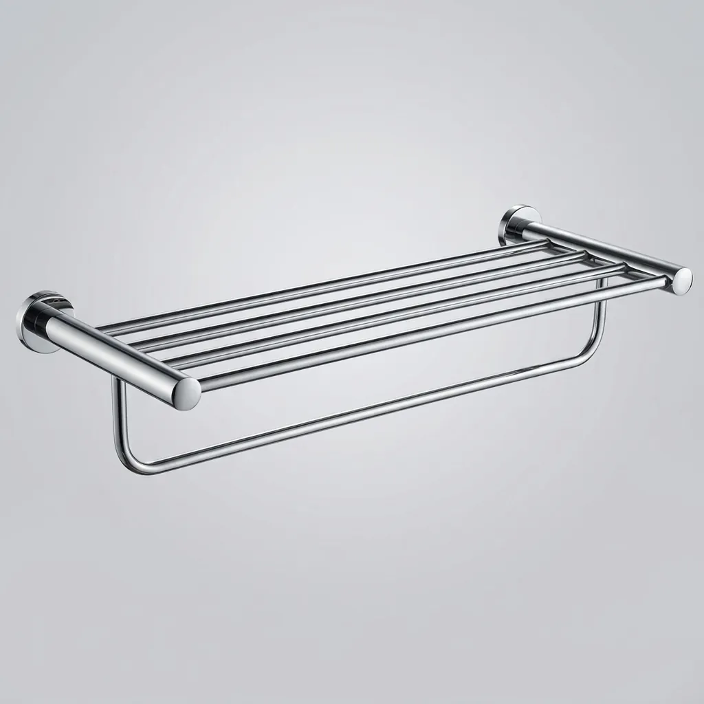 Wall-Mounted Towel Rack - Stainless Steel — BAC-1024 (image 2)
