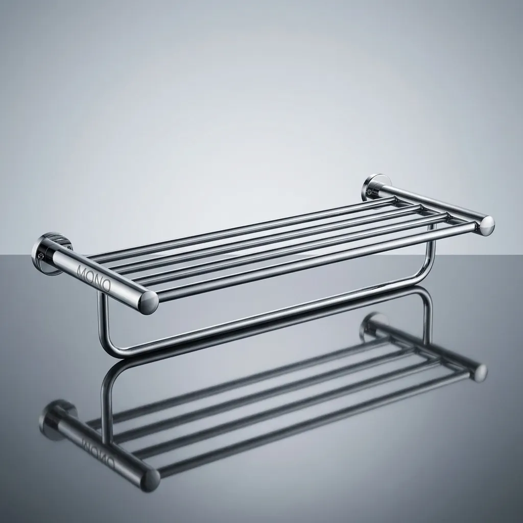 Wall-Mounted Towel Rack - Stainless Steel — BAC-1024