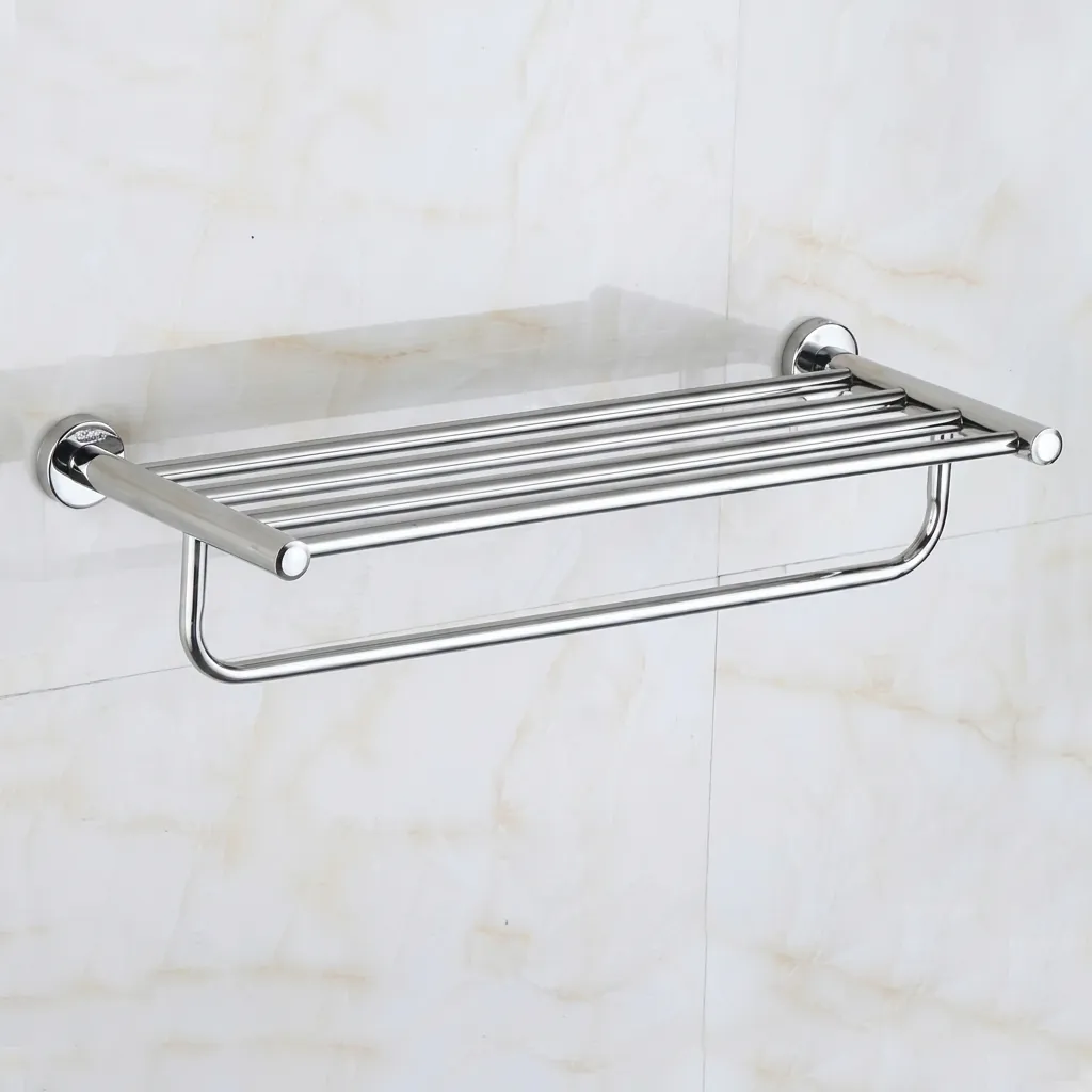 Wall-Mounted Towel Rack - Stainless Steel — BAC-1024 (image 3)