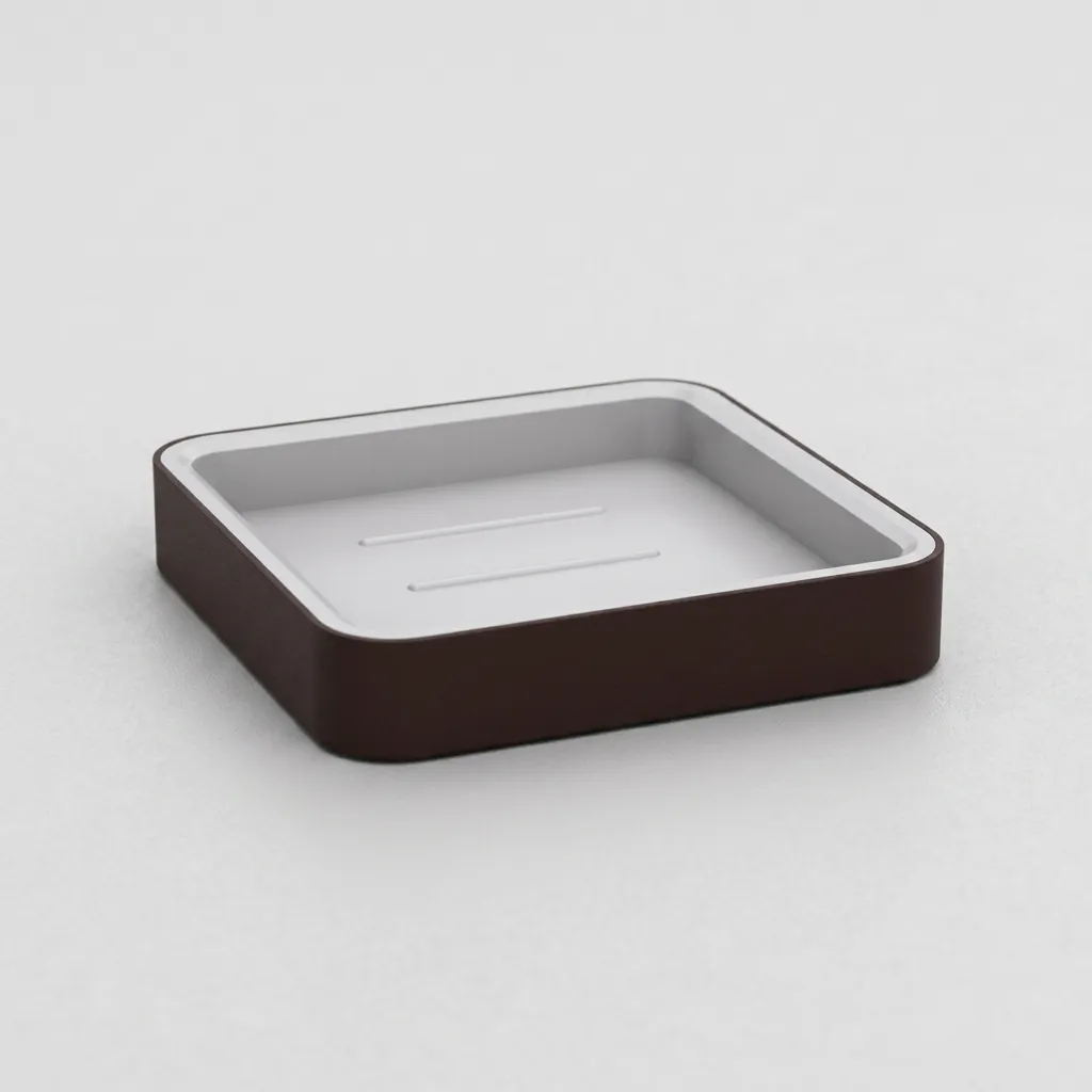 Abs + Pu Leather Soap Dish — BAC-1027 (image 2)