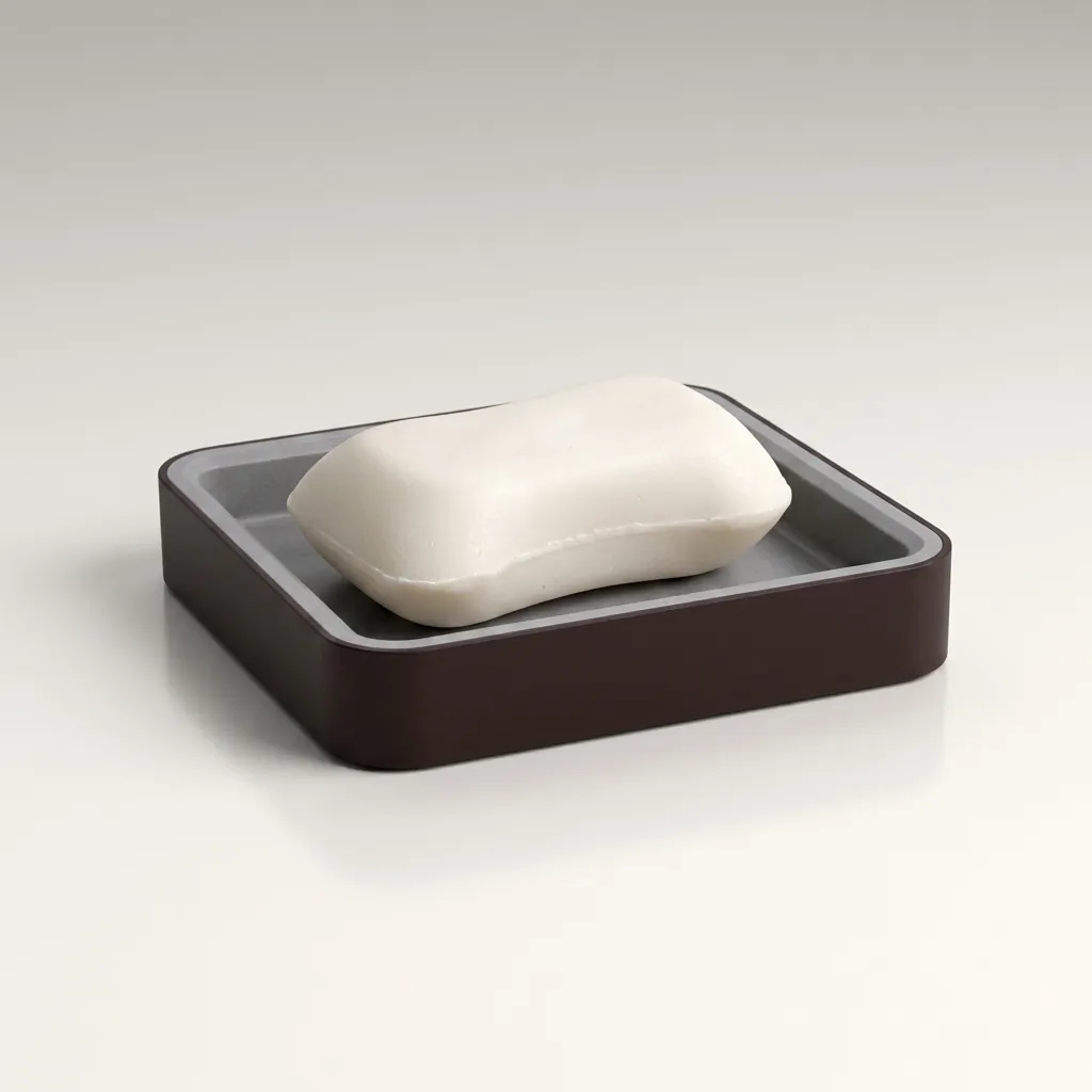 Abs + Pu Leather Soap Dish — BAC-1027 (image 3)