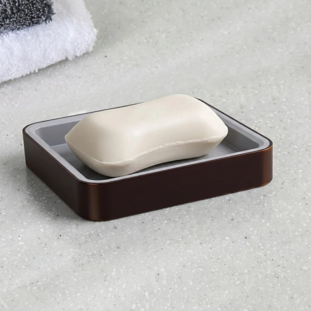 Abs + Pu Leather Soap Dish — BAC-1027 (image 5)
