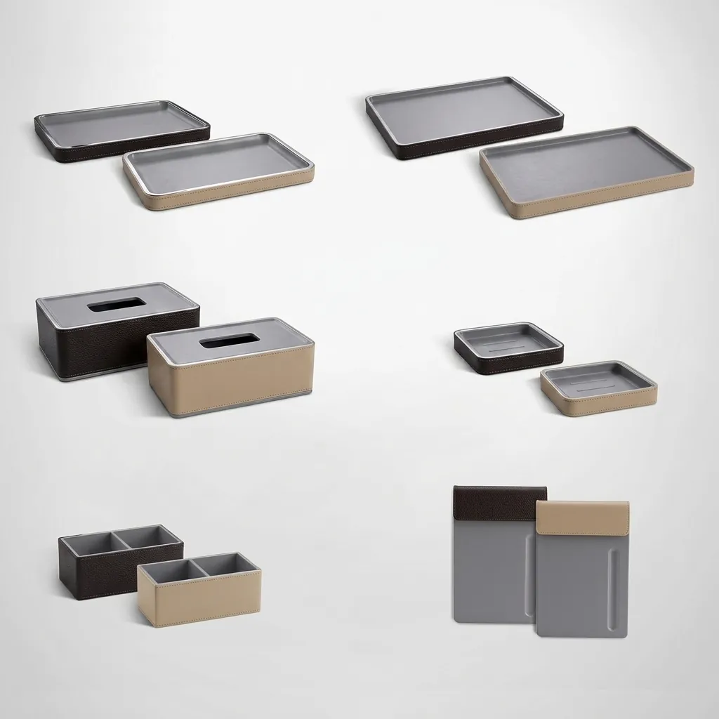 Abs + Pu Leather Soap Dish — BAC-1027 (image 7)