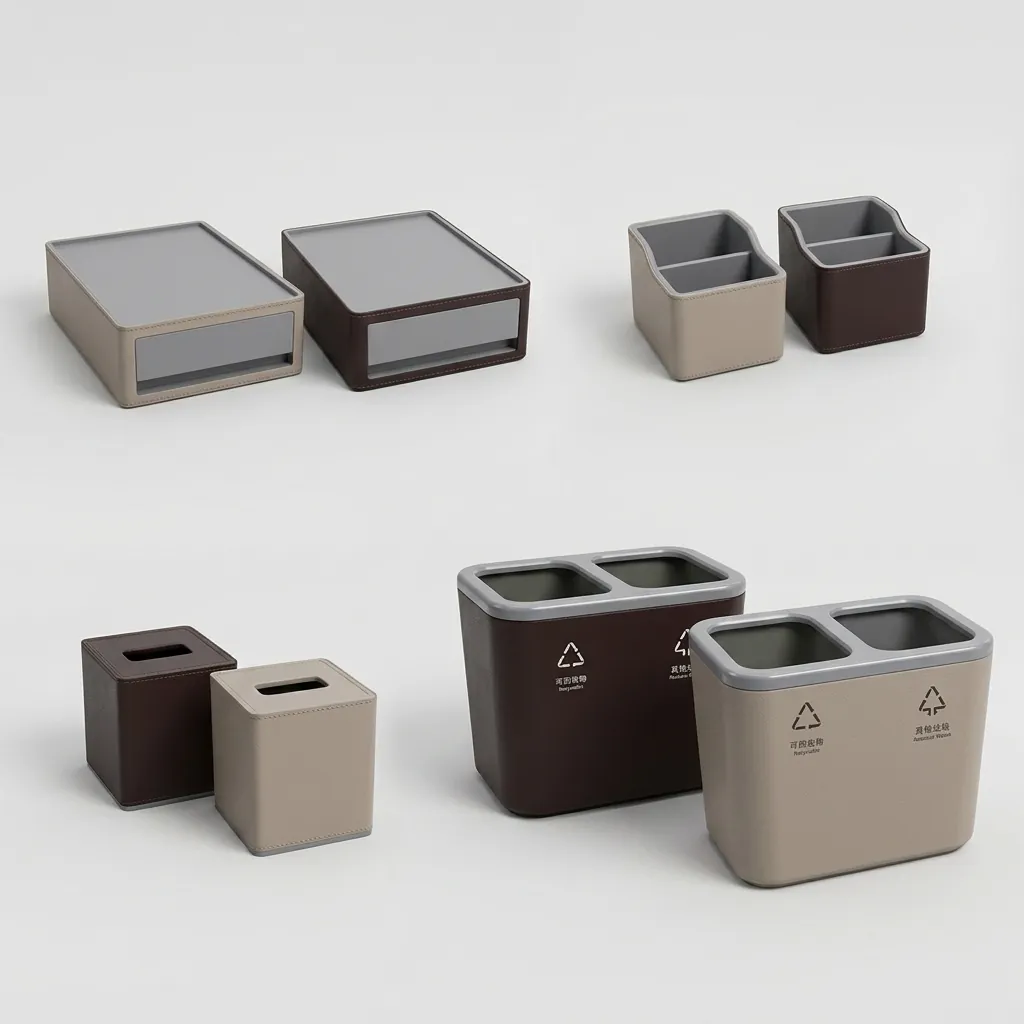Abs + Pu Leather Soap Dish — BAC-1027 (image 8)