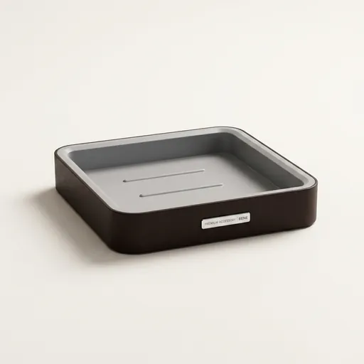 Abs + Pu Leather Soap Dish — BAC-1027