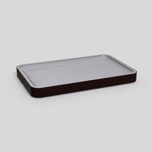 Abs + Pu Leather Towel Tray — BAC-1028