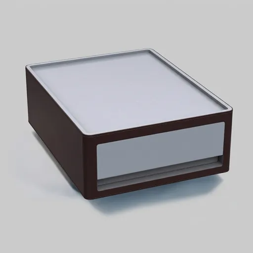 Abs + Pu Leather Amenities Tray Box With Drawer — BAC-1029