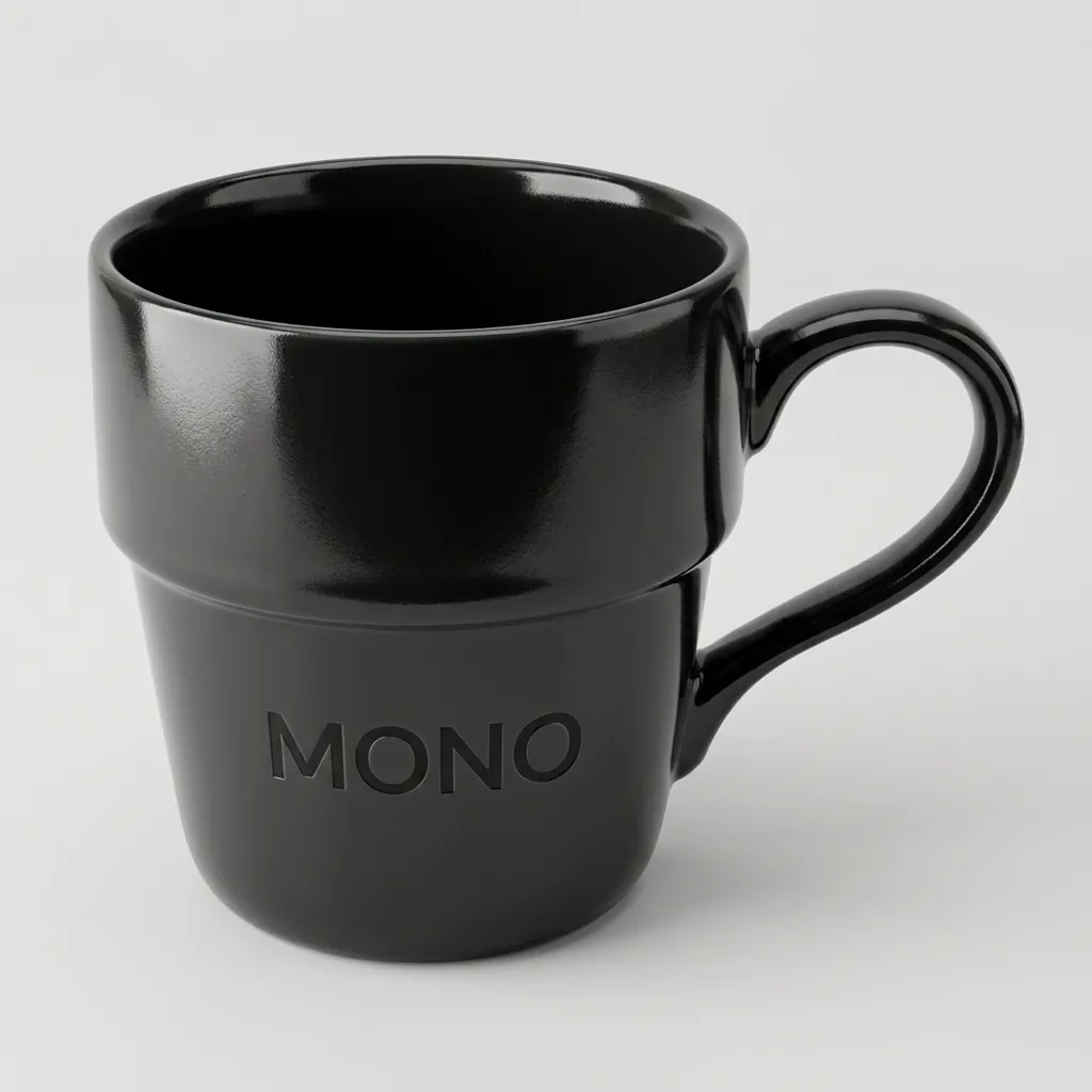 Ceramic Cup With Handle 330ml [1024] — BDA-1024 (image 1)
