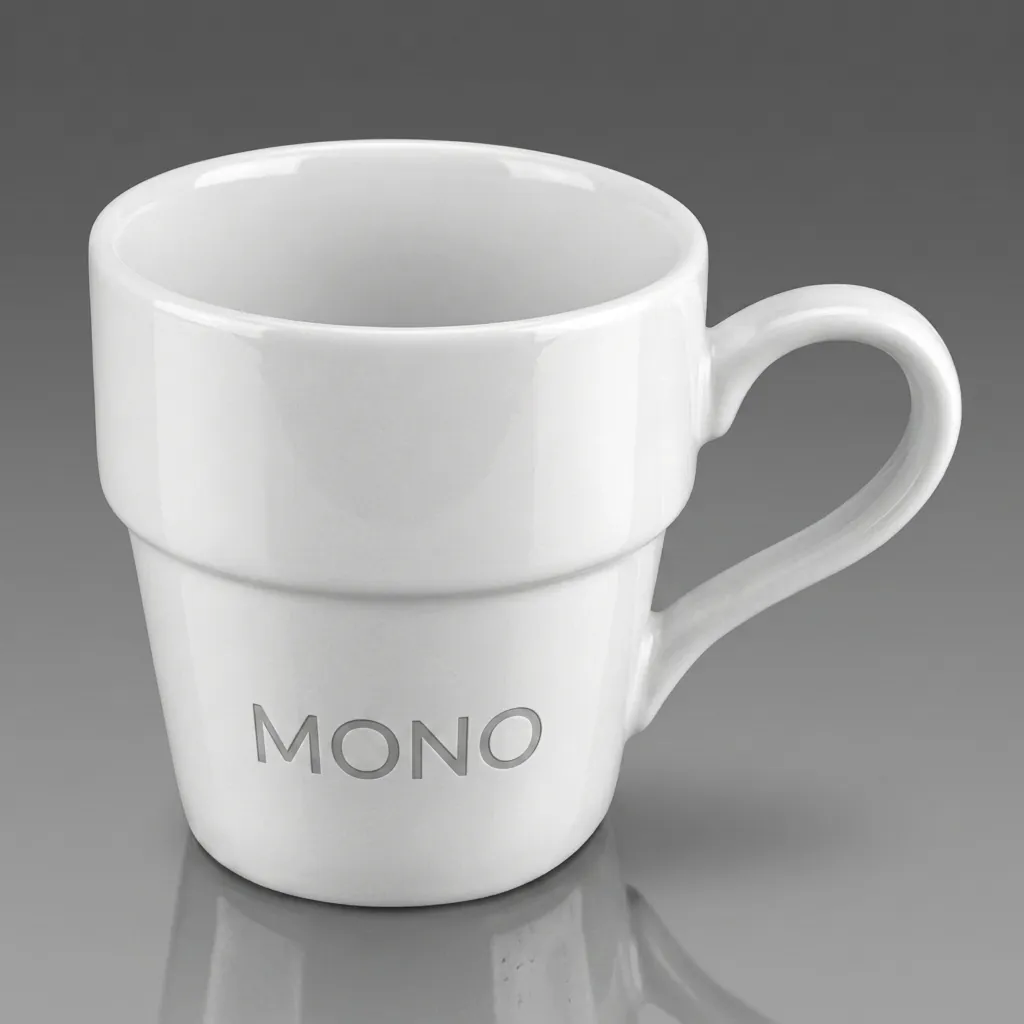Ceramic Cup With Handle 330ml [1025] — BDA-1025 (image 1)