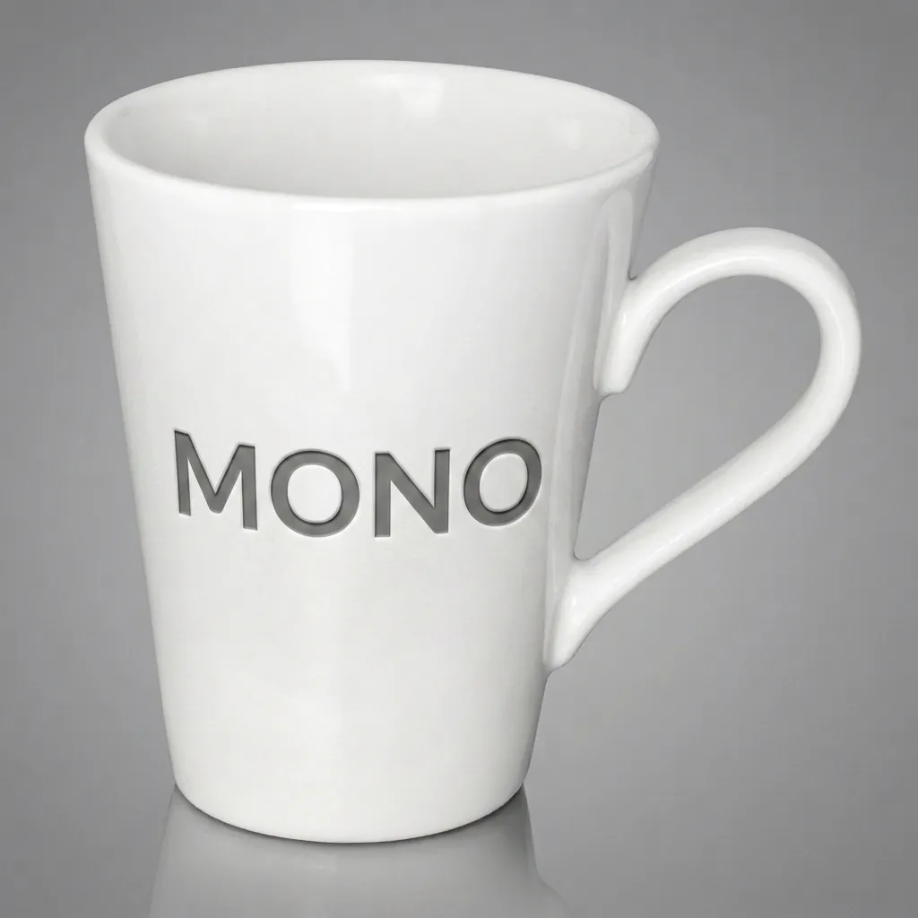Ceramic Cup With Handle 375ml — BDA-1026