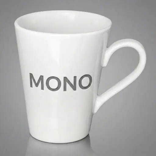 Ceramic Cup With Handle 375ml — BDA-1026 — A generous 375ml ceramic cup with a handle, finished in classic white. Its larger capacity suits coffee, tea or hot chocolate, and the durable ceramic withstands daily hospitality use. A clean, versatile addition to the in-room beverage setup.