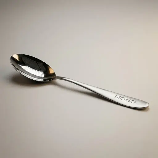 Tea/Coffee Spoon Stainless Steel — BDA-1030 — A 15.3cm tea and coffee spoon forged from 304 stainless steel with a modern, elegant profile. The 32g weight gives it a balanced, quality feel in the hand, while the steel resists rust and polishes easily. A clean, durable accent for beverage and dessert service.