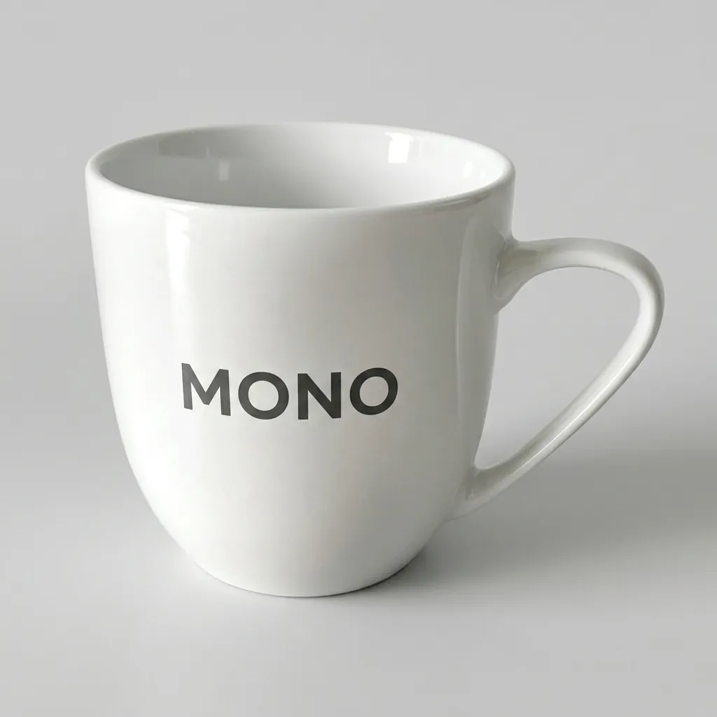 Ceramic Cup With Handle 250ml — BDA-1031