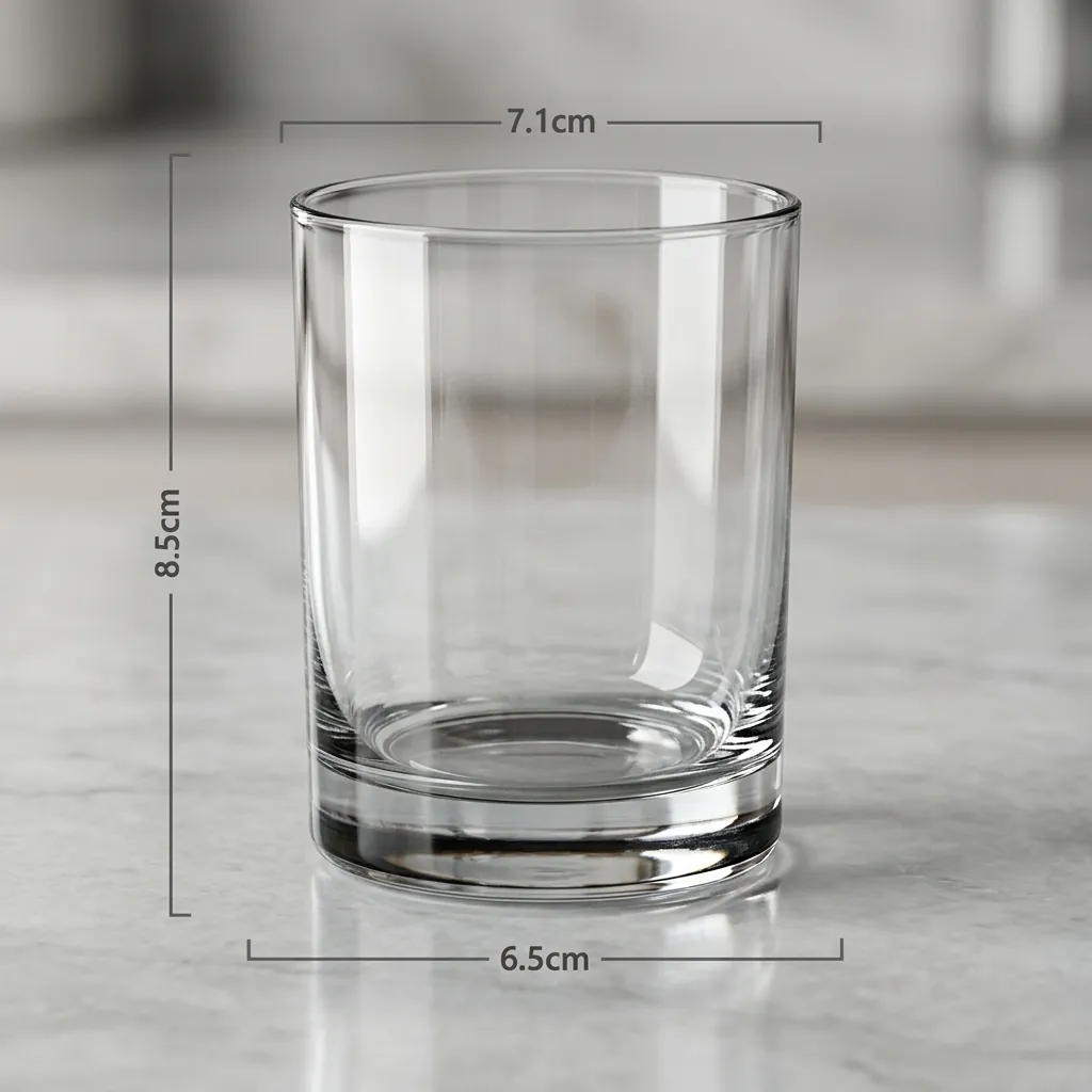 Classic Water Glass 230ml Clear — BDA-1032 (image 4)
