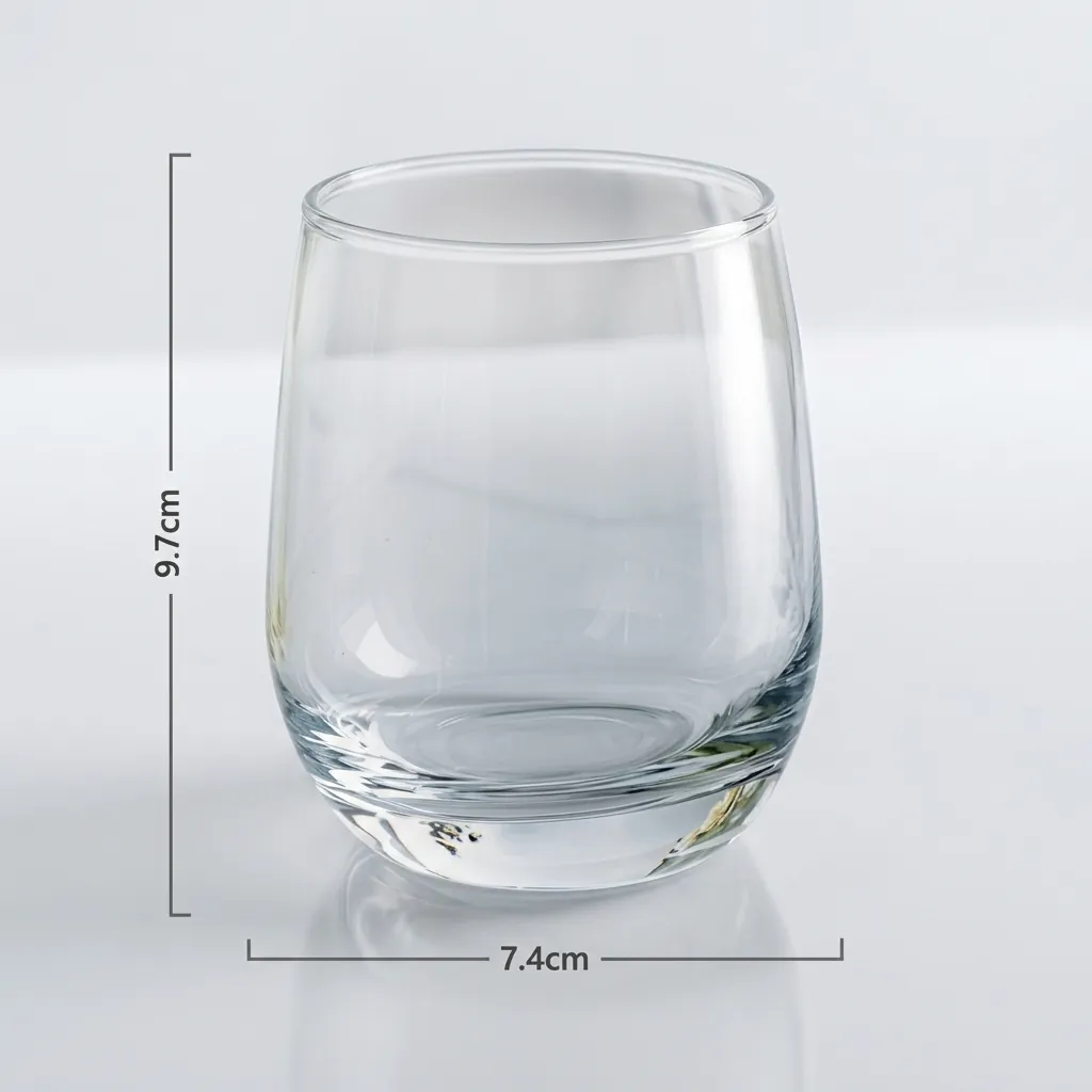 Classic Water Glass 350ml Clear — BDA-1034 (image 3)