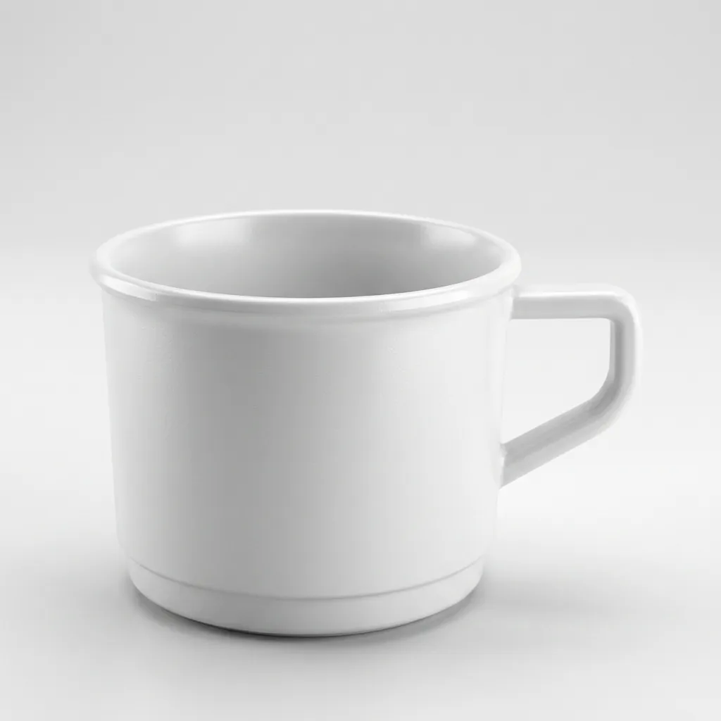 Melamine Cup With Handle 200ml [1037] — BDA-1037 (image 2)