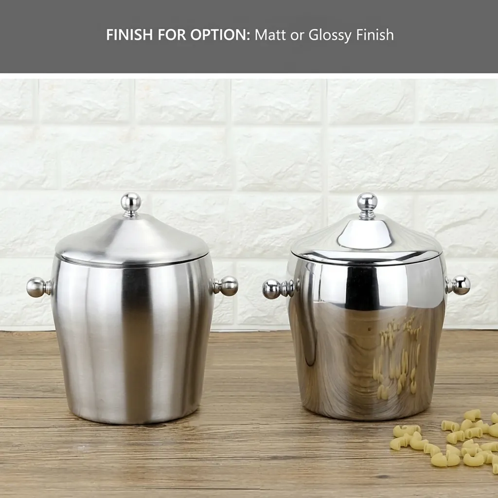 Ice Bucket With Cover Double Layer Insulated Stainless Steel 1.0ltr — BDA-1039 (image 8)