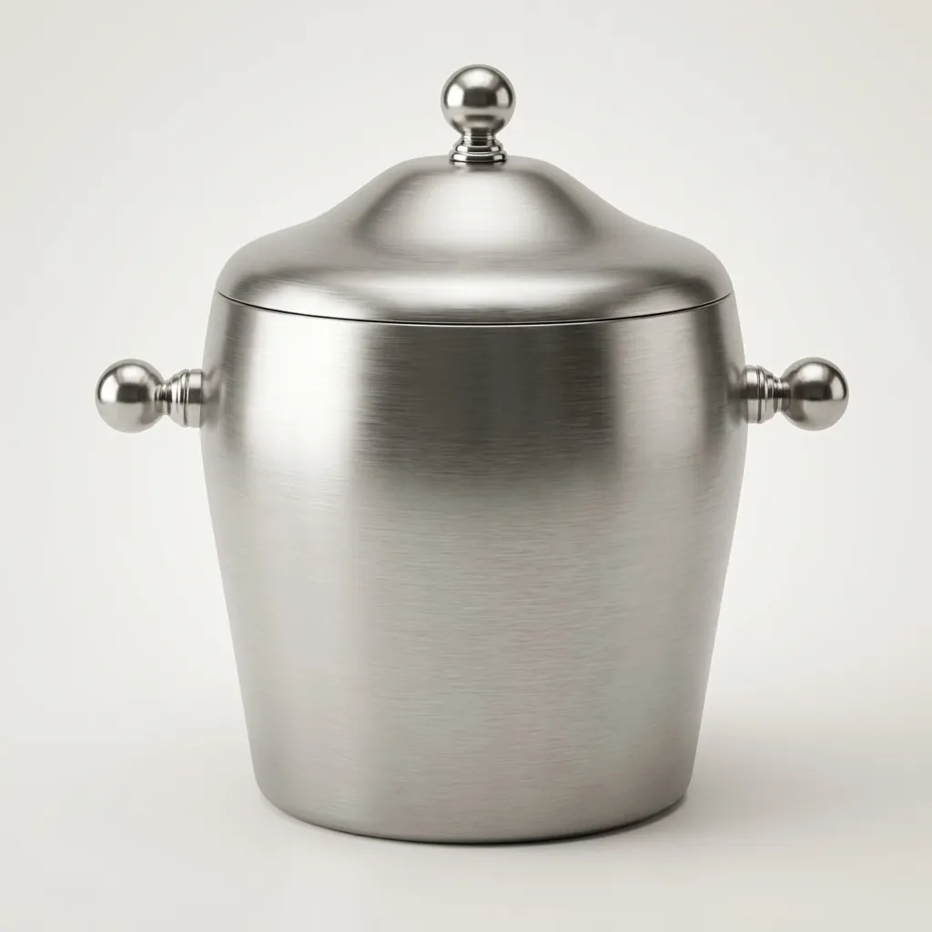 Ice Bucket With Cover Double Layer Insulated Stainless Steel 2.0ltr — BDA-1040 (image 2)