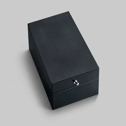 Pu Leather Sachet Holder Box With Lid — BDA-1042