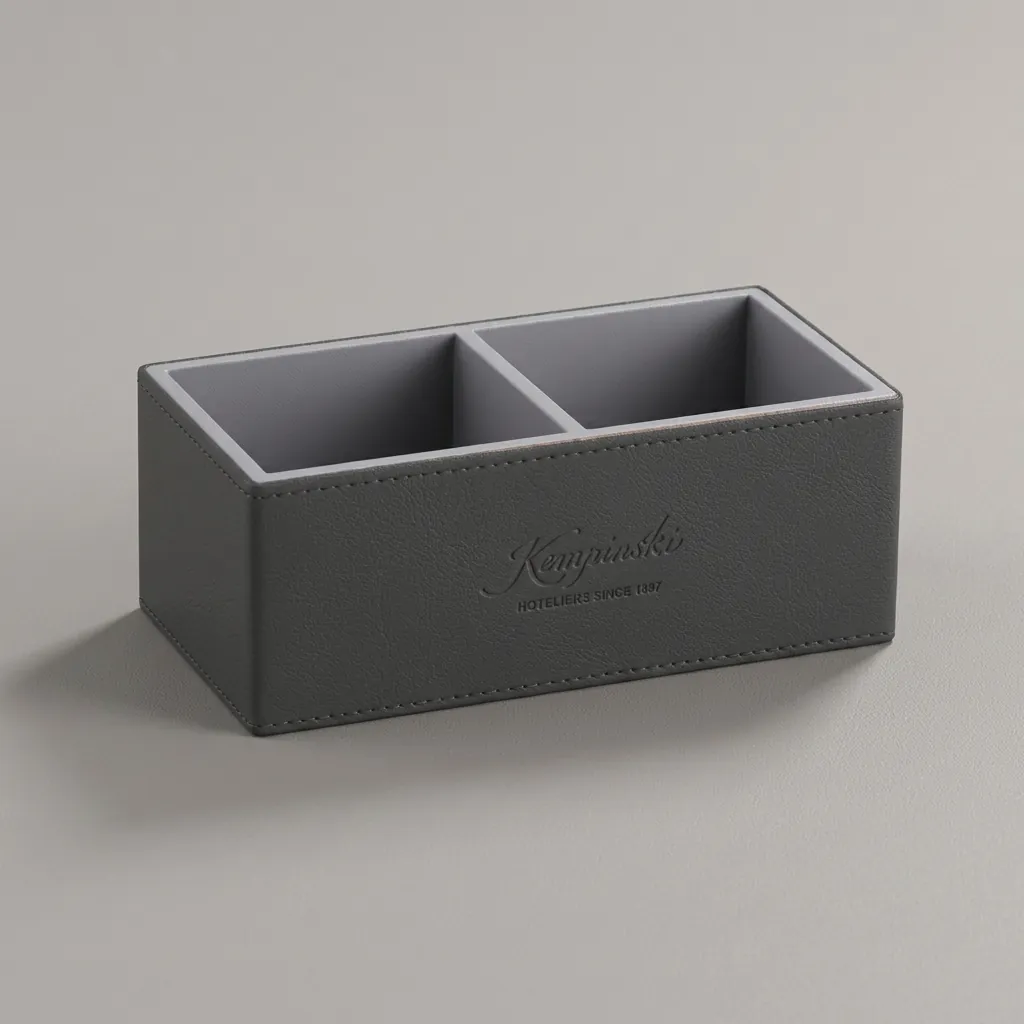 Abs + Pu Leather Tea Bag Holder — BDA-1047 (image 2)