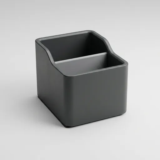 Abs + Pu Leather Double Layer Tea Bag Holder — BDA-1048