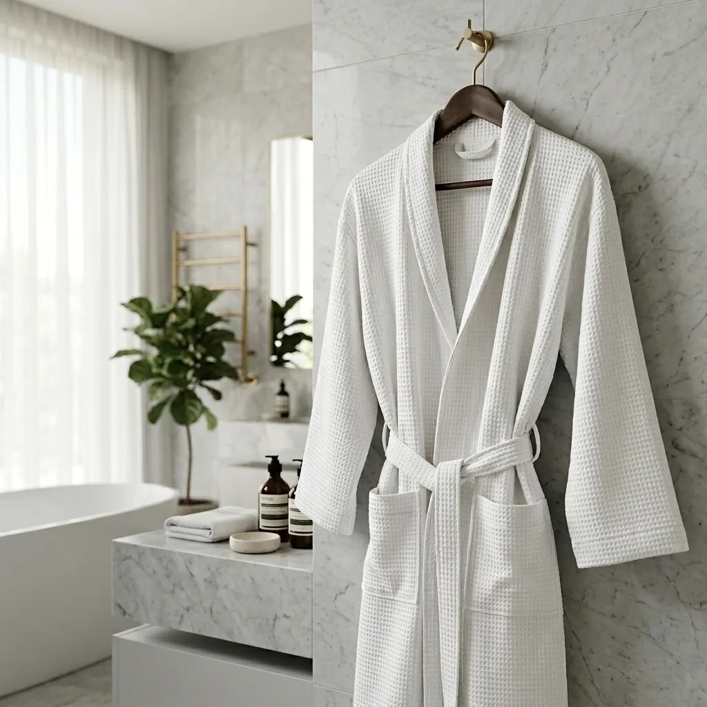 Bathrobe (Waffle weave) — BRB-1026 (image 2)