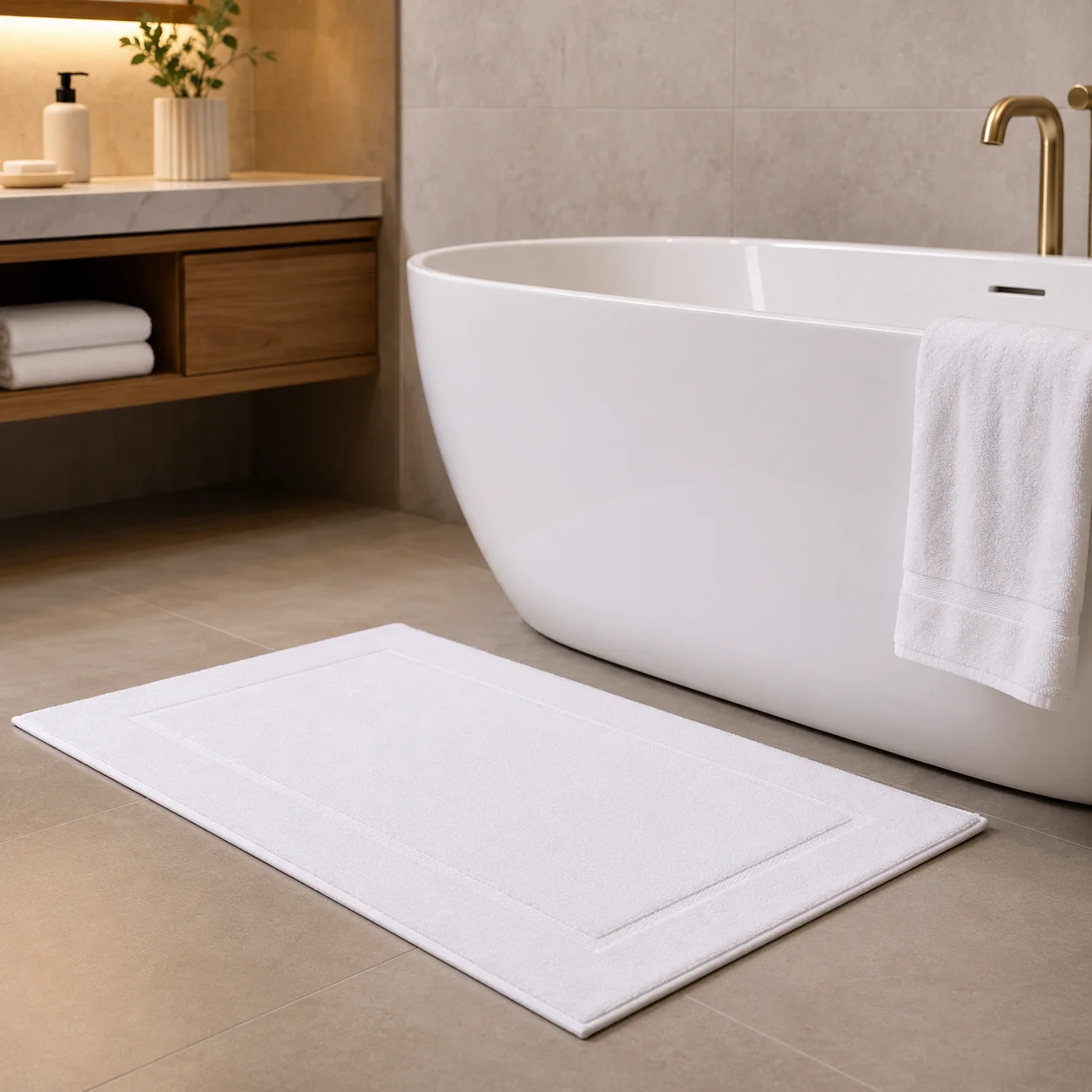 Cotton Bath Mat (50 × 80 cm) — CBM-1024 (image 2)