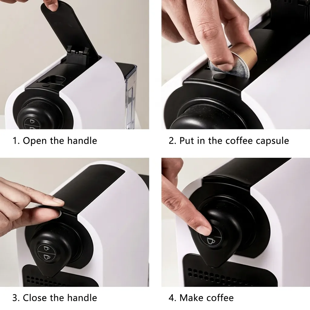 Capsule Coffee Machine with 19-Bar Pump [1024] — CCM-1024 (image 2)