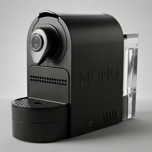 Capsule Coffee Machine with 19-Bar Pump [1025] — CCM-1025 — A 1400W capsule coffee machine with a powerful 19-bar pump for rich espresso and lungo from Nespresso-compatible capsules. Simple three-step operation, an 800ml removable water tank and a removable drip tray make daily use and cleaning effortless. Energy-saving auto-off and overheat protection, in a compact 30x12x23cm body offered in black or white.