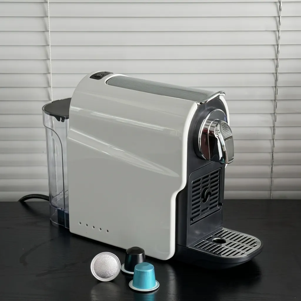 Capsule Coffee Machine with 20-Bar Pump & One-Touch Cup Select — CCM-1028 (image 7)