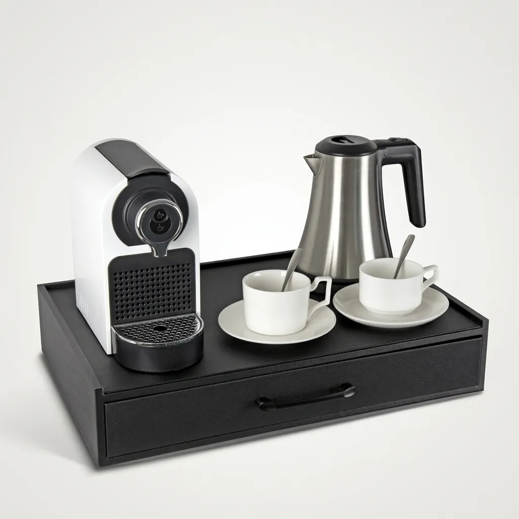 Tray Set with Stainless Steel 0.8L Kettle [1046] — CTS-1046 (image 3)