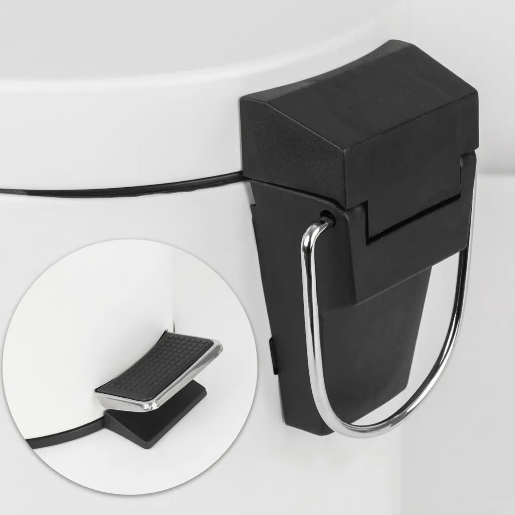 Metal Round Pedal Dustbin 5L with Non-Slip Base [1025] — DBN-1025 (image 9)