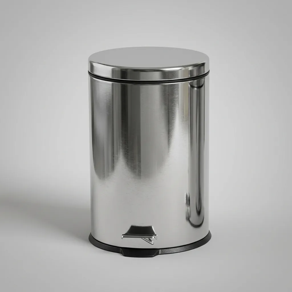 Stainless Steel Perfect Pedal Dustbin 7L with Anti-Slip — DBN-1029 (image 2)