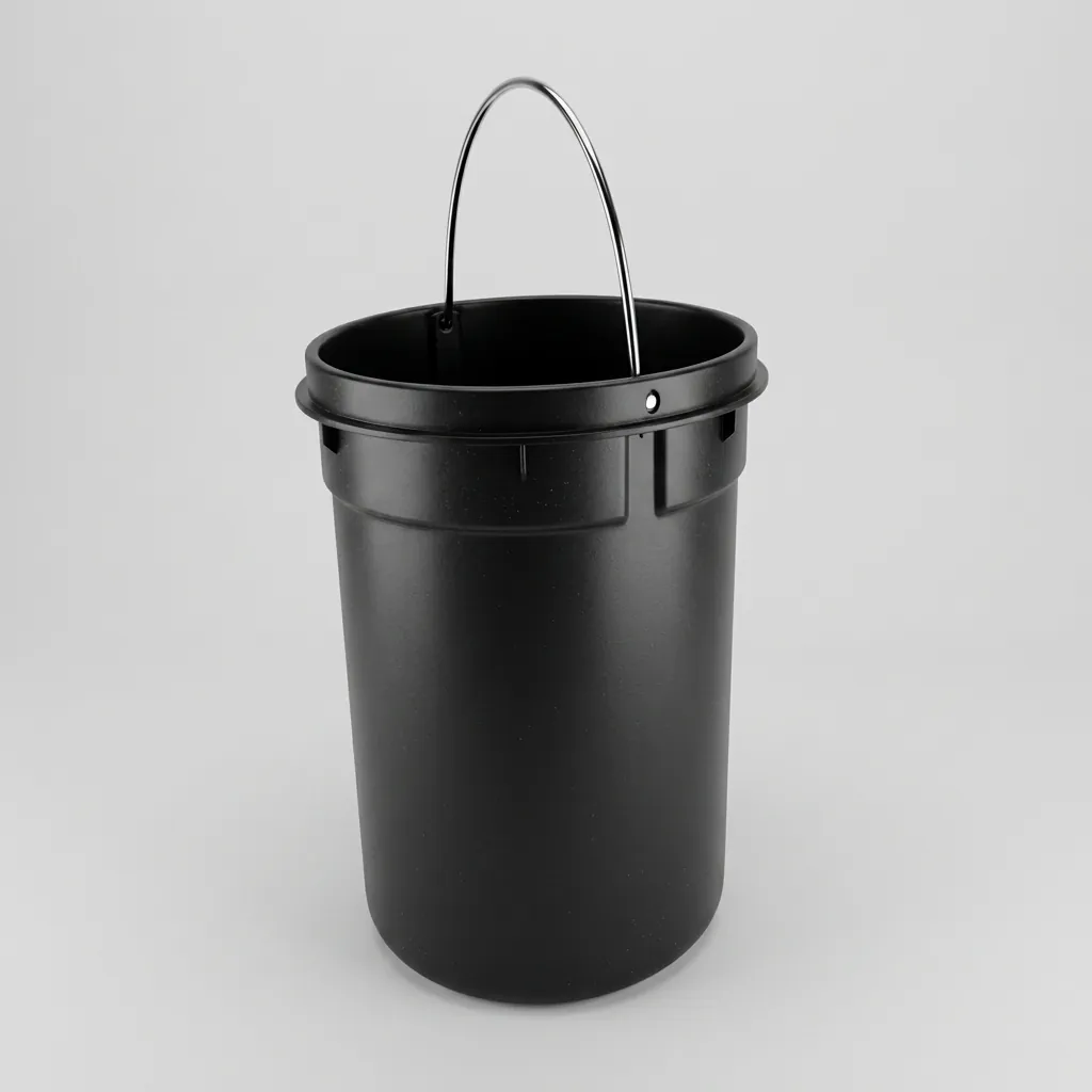 Stainless Steel Round Pedal Dustbin 12L with Polished Finish — DBN-1032 (image 2)