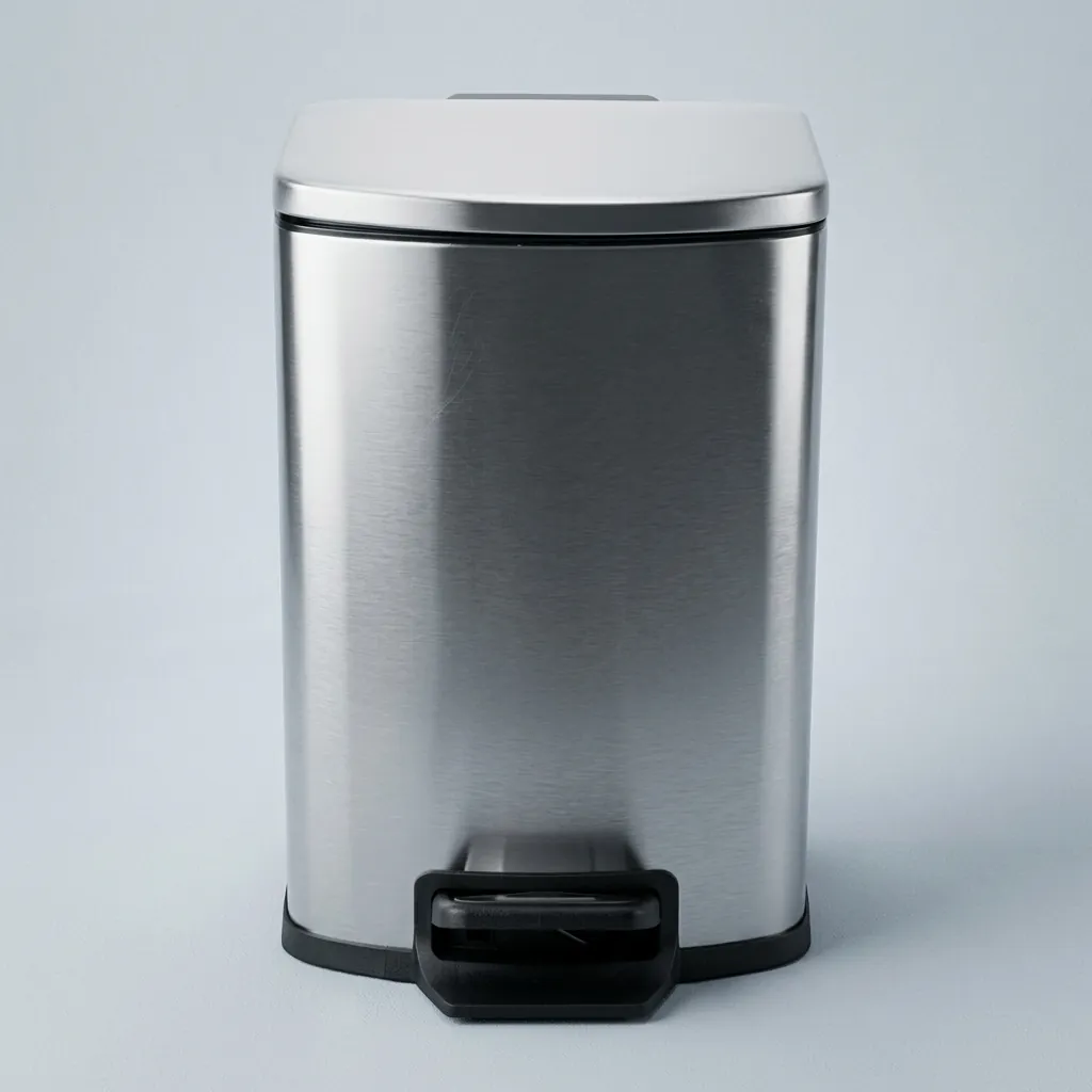 Stainless Steel Square Pedal Dustbin 7L — DBN-1037 (image 4)