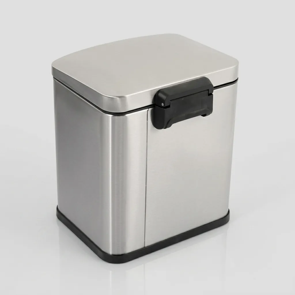 Stainless Steel Pedal Dustbin 9L with Anti-Slip — DBN-1038 (image 6)