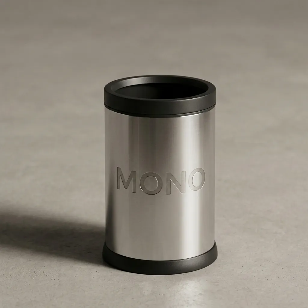 Stainless Steel Open Top Waste Bin 7L — DBN-1041 (image 1)