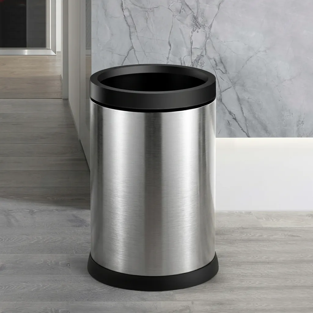 Stainless Steel Open Top Waste Bin 9L — DBN-1042 (image 3)