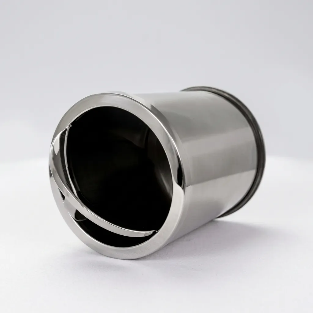 Stainless Steel Round Swing-Lid Dustbin 10L with Matte Finish — DBN-1049 (image 6)