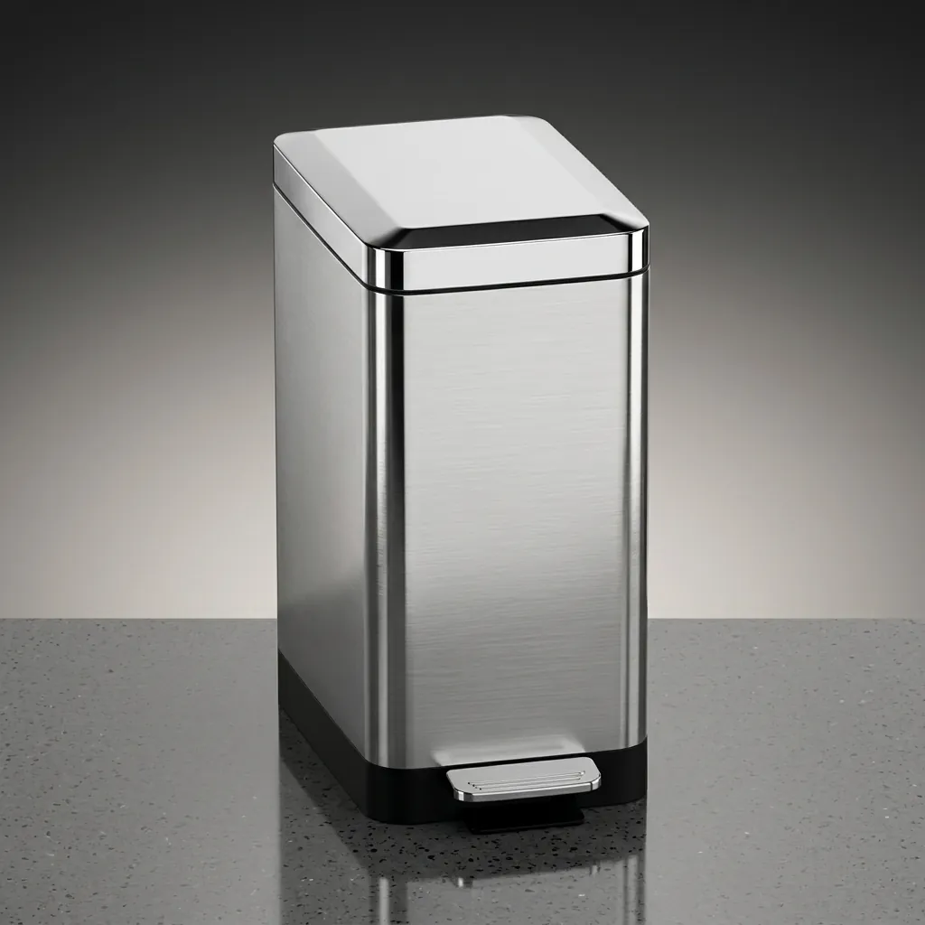 Stainless Steel Pedal Dustbin 18L with Anti-Slip — DBN-1062 (image 3)