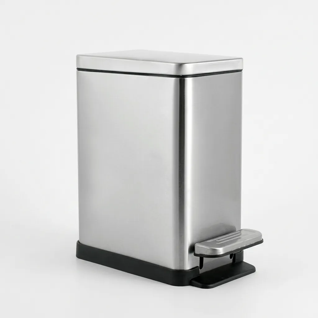Stainless Steel Pedal Dustbin 15L with Anti-Slip — DBN-1063 (image 2)