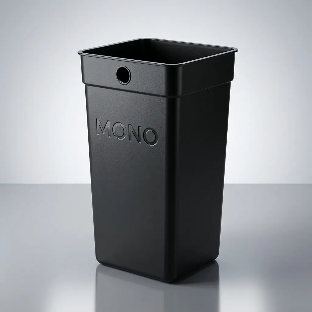 Stainless Steel Rectangle Pedal Dustbin 7L — DBN-1065 (image 2)