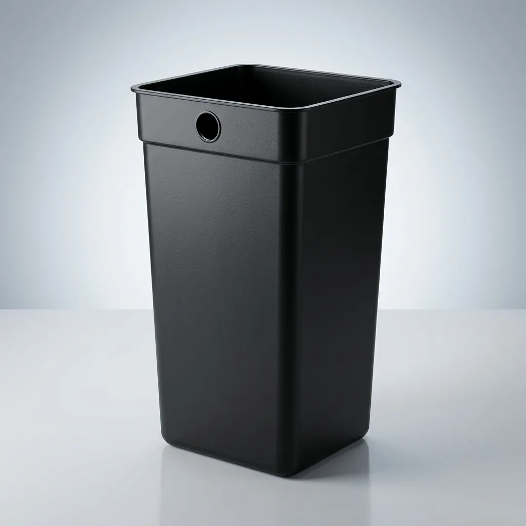 Stainless Steel Rectangle Pedal Dustbin 7L — DBN-1065 (image 2)