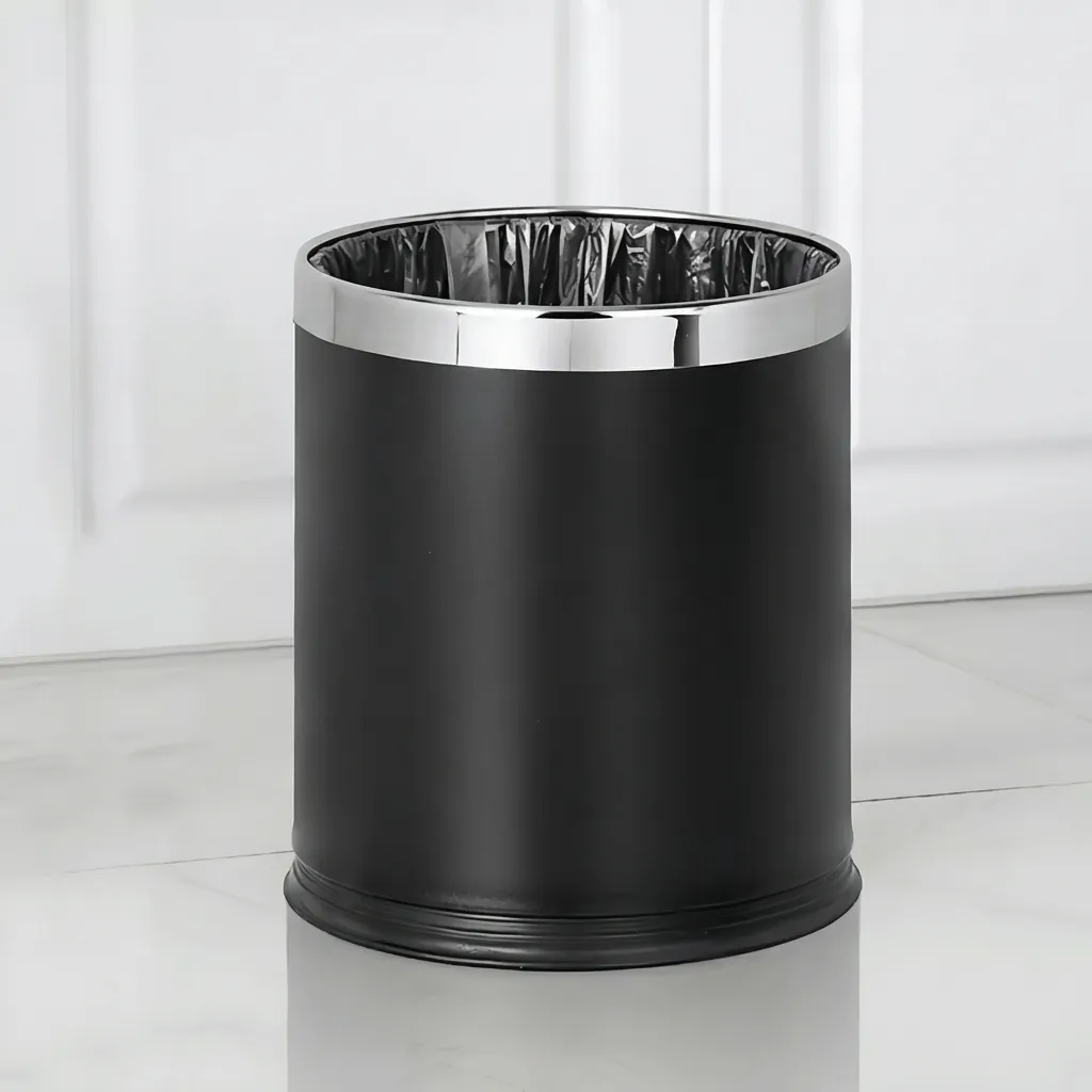 Open-Top Metal Waste Bin 10L (Round) — DBN-1068 (image 4)