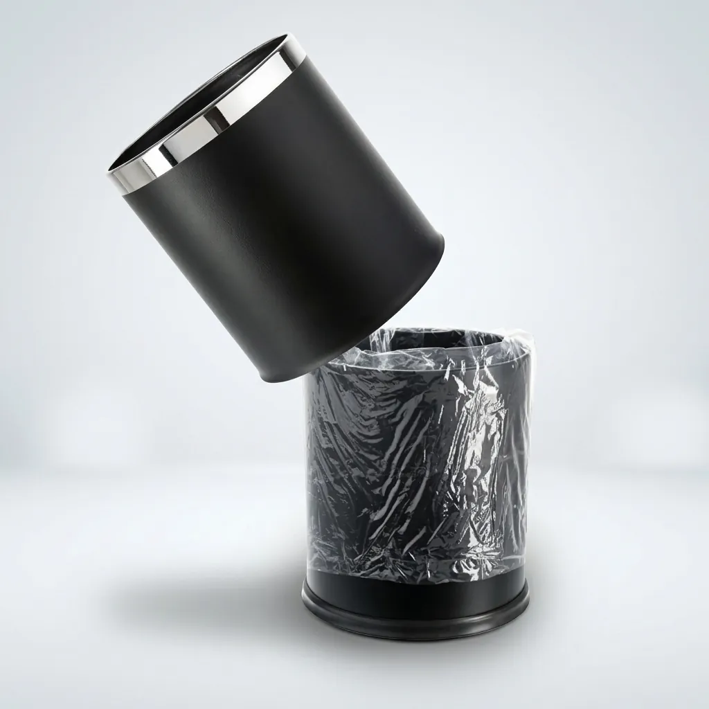 Open-Top Metal Waste Bin 10L (Round) — DBN-1068 (image 5)