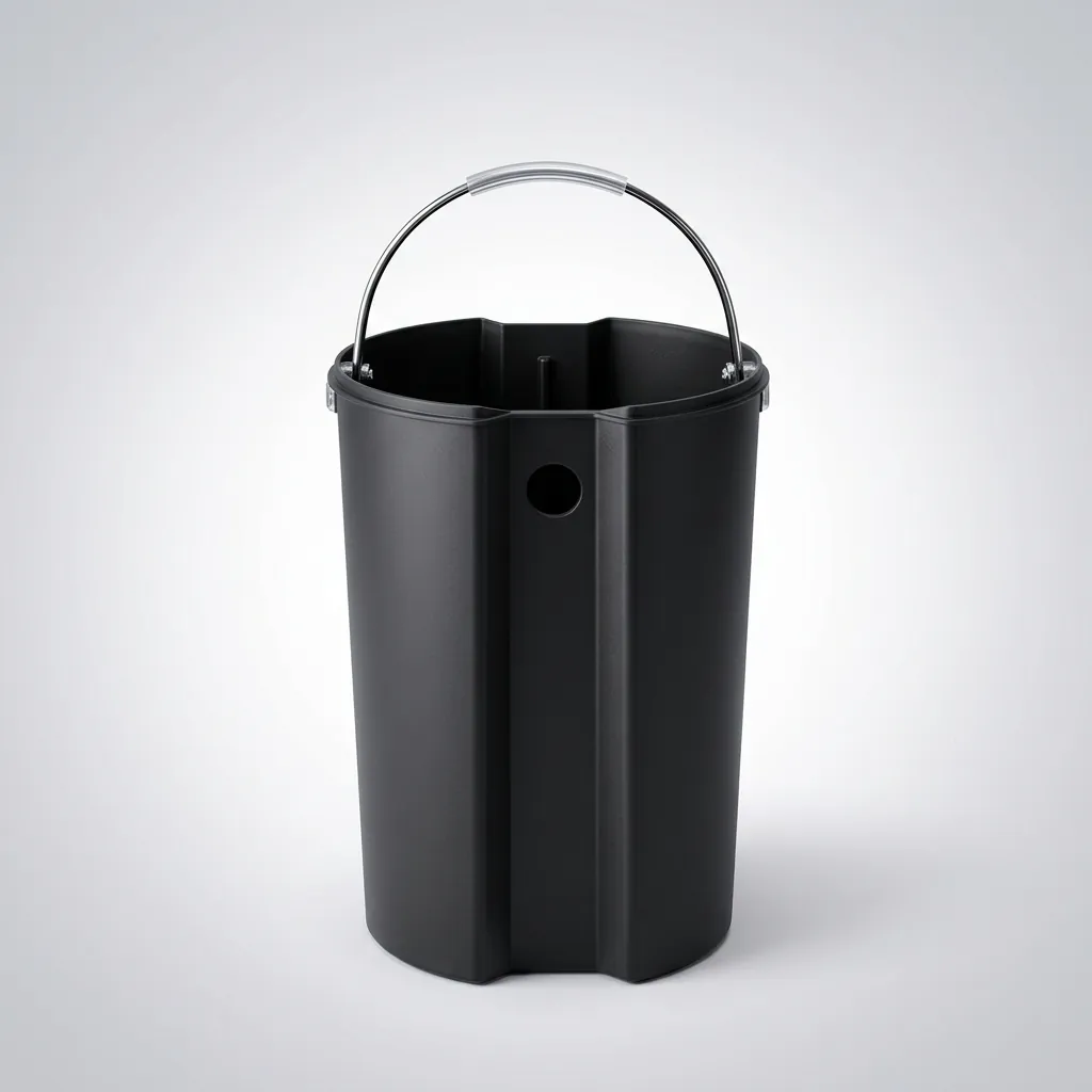 Stainless Steel Round Pedal Dustbin 5L with Non-Slip Base [1069] — DBN-1069 (image 4)