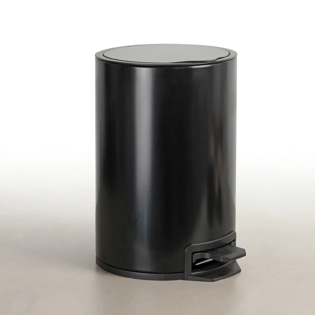 Stainless Steel Round Pedal Dustbin 5L with Non-Slip Base [1071] — DBN-1071 (image 4)