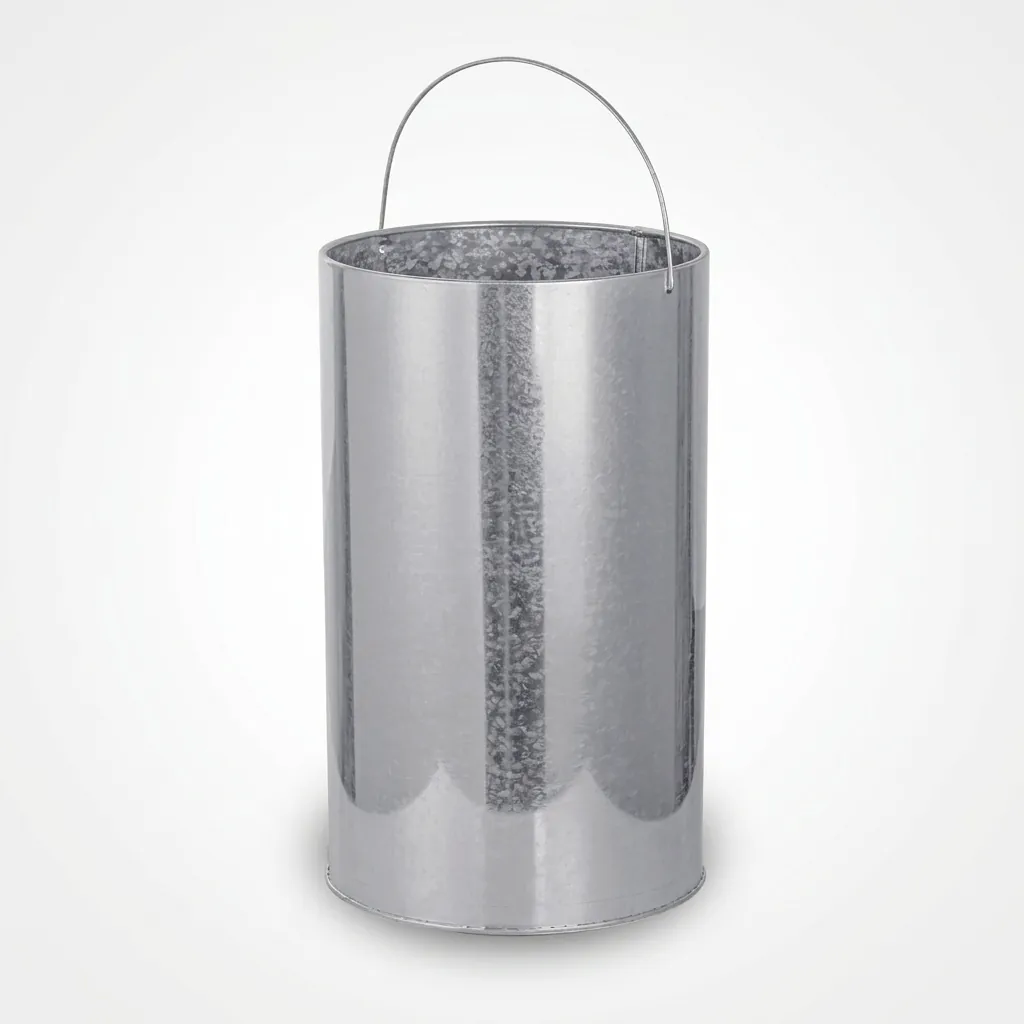 Stainless Steel Swing Lid Waste Bin 60L with Anti-Slip — DBN-1076 (image 5)
